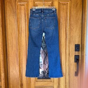 FRAME Le Crop Mini Boot Classic Blue Denim Jeans